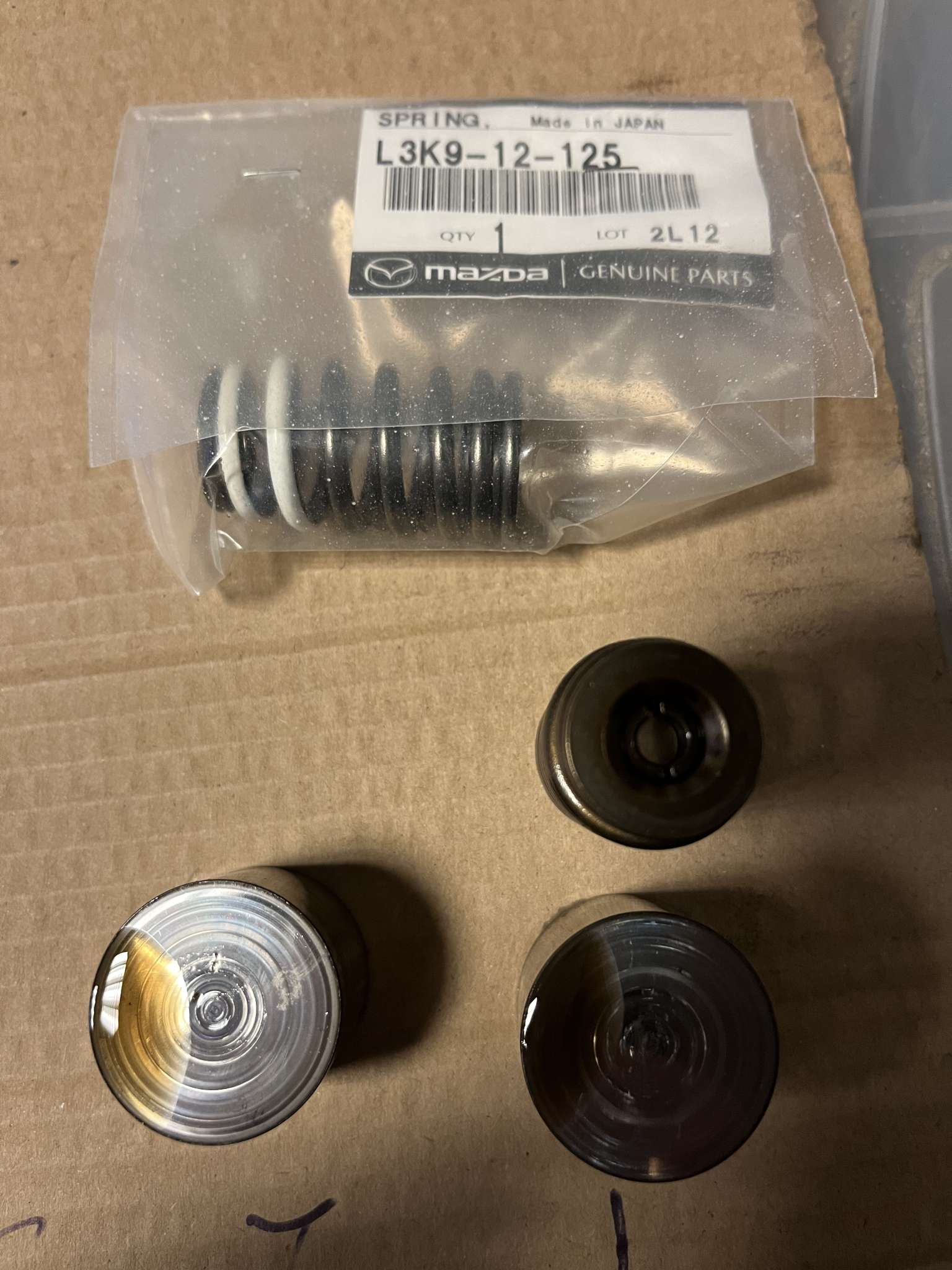 L3K9-12-125 (MS3) valve spring swap